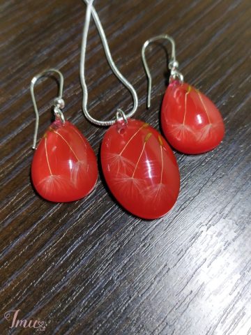 imusau.lt | listing Rankų darbo papuošalai su pienių pūkeliais